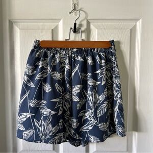 floral high waisted shorts